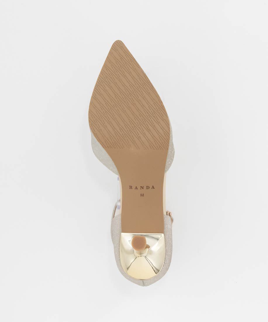  「2WAY グリッターストラップパンプス」|パンプス|