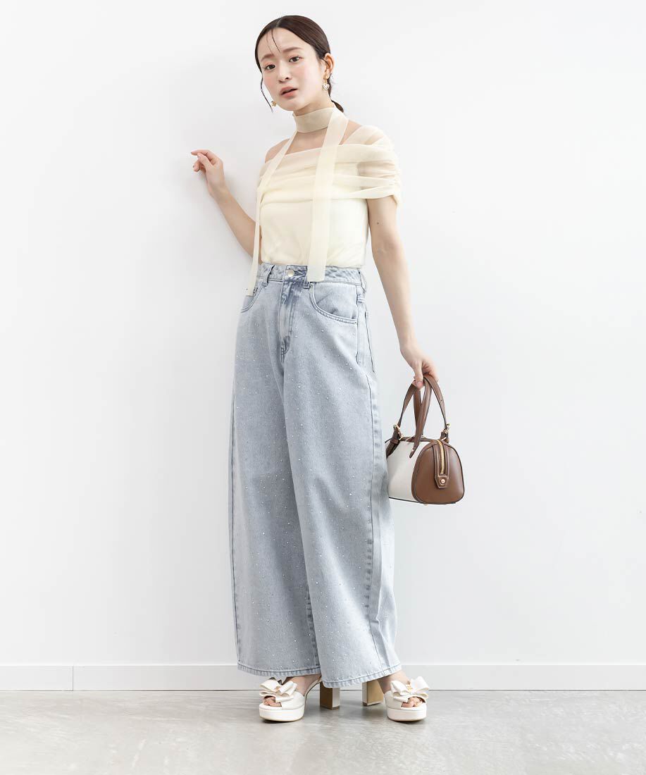  「モノグラムリボンストームサンダル」|サンダル|