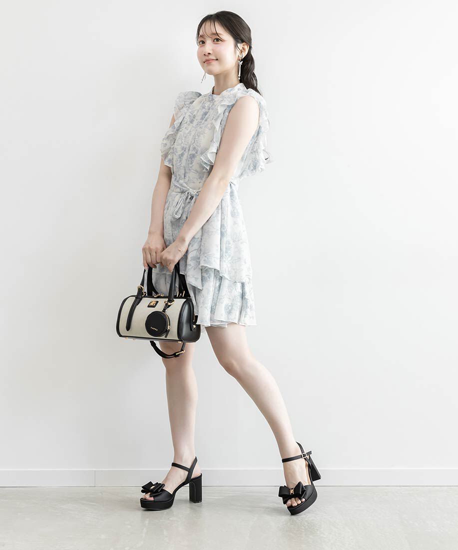  「モノグラムリボンストームサンダル」|サンダル|