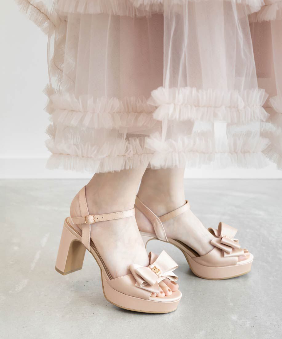  「モノグラムリボンストームサンダル」|サンダル|