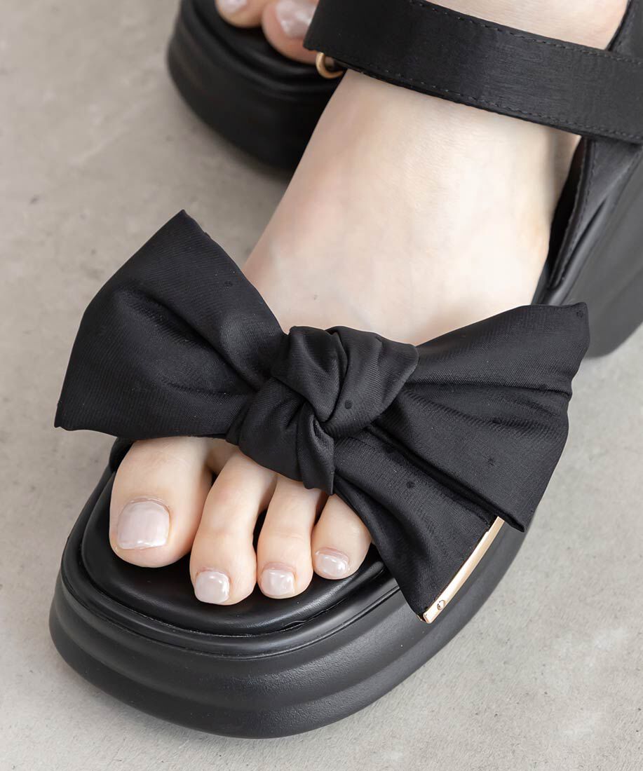  「ビッグリボンスポーツサンダル」|サンダル|