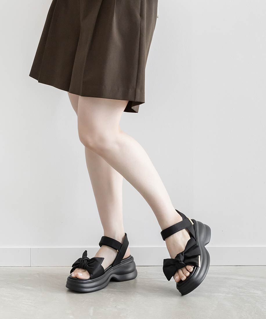 「ビッグリボンスポーツサンダル」|サンダル|
