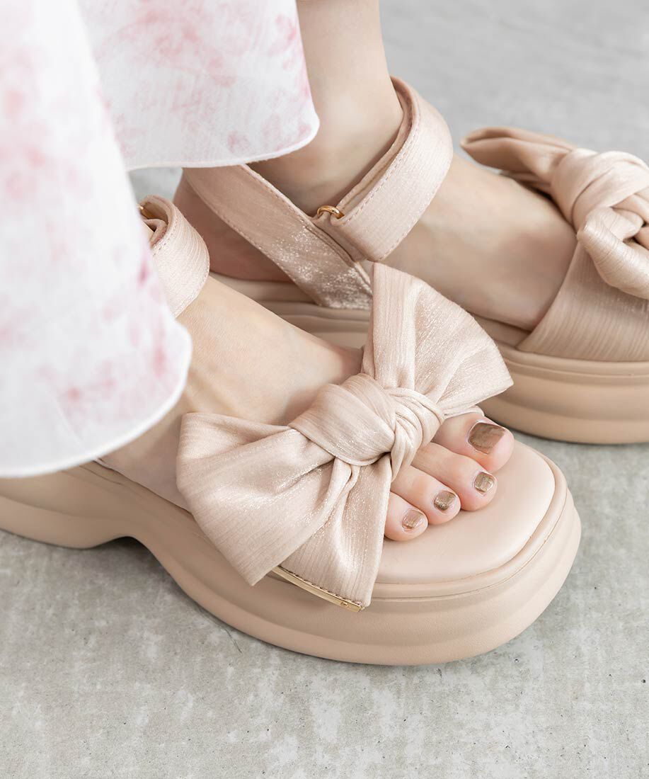  「ビッグリボンスポーツサンダル」|サンダル|