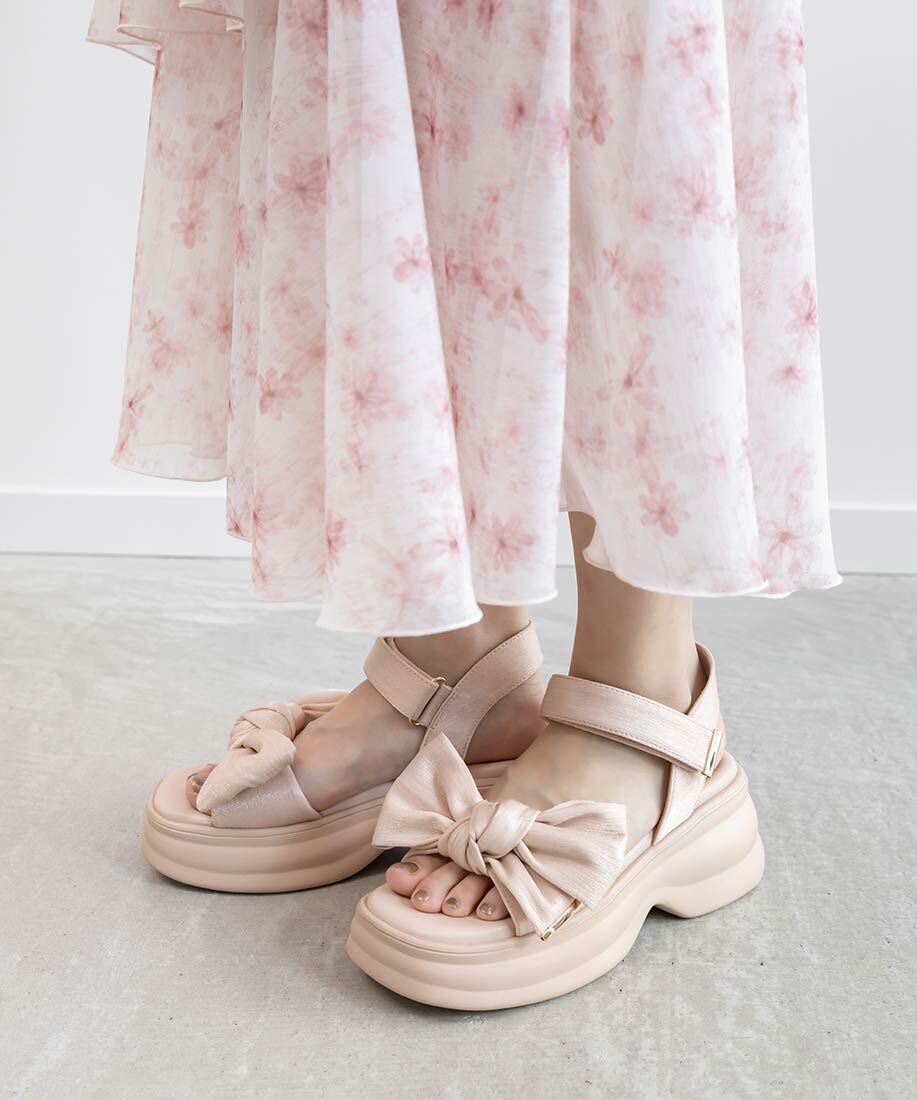  「ビッグリボンスポーツサンダル」|サンダル|