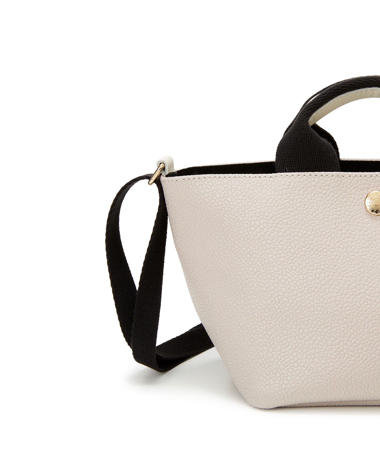 TOPKAPI BREATH「スコッチグレイン ネオレザー ショルダー付き ミニ トートバッグ プレーン」|ショルダー・メッセンジャー|