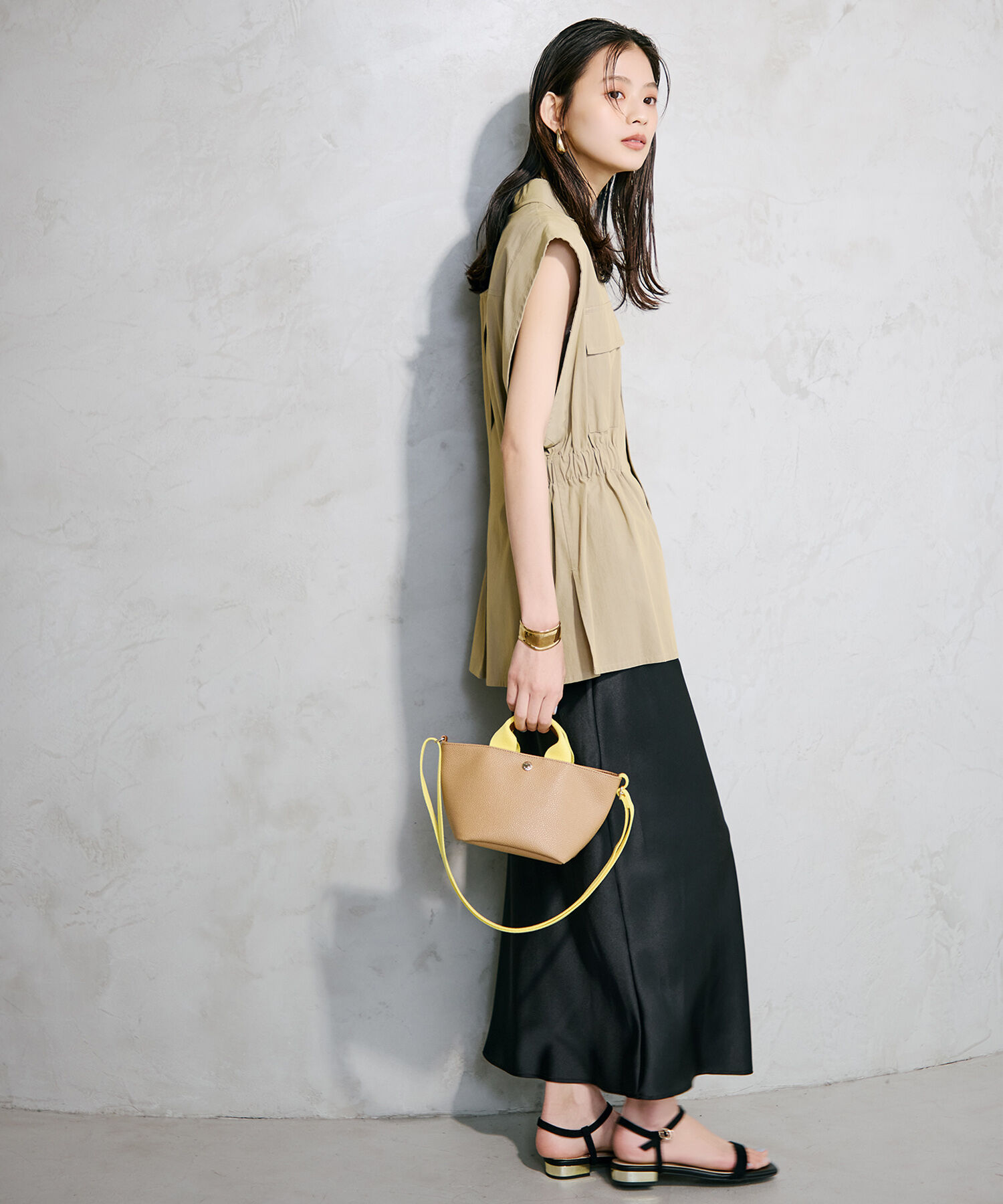 TOPKAPI BREATH「スコッチグレイン ネオレザー ショルダー付き ミニ トートバッグ プレーン」|ショルダー・メッセンジャー|