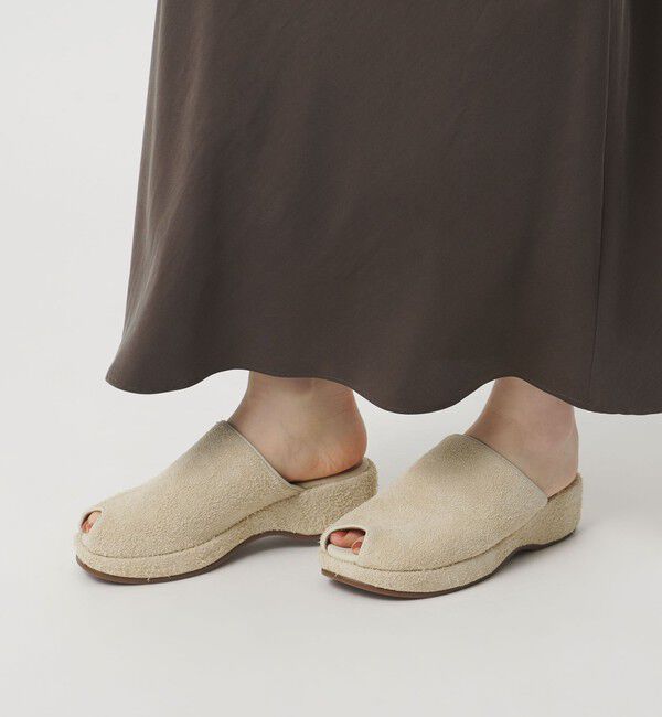 ODETTE E ODILE「ピープトゥウェッジ サンダル45」|サンダル|