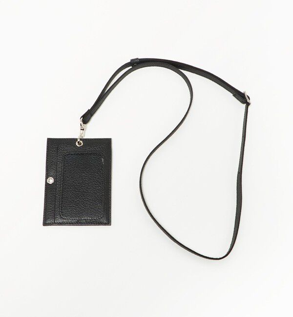 UNITED ARROWS「レザーライク  IDケース」|名刺入れ・カードケース|BLACK