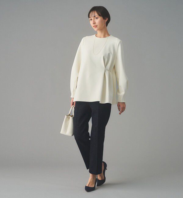 UNITED ARROWS「2トーン ツイードライク パンツ」|スラックス|