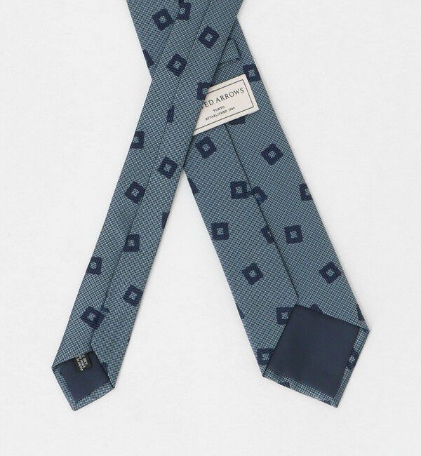 UNITED ARROWS「スクエア ジャガード ネクタイ」|ネクタイ・蝶ネクタイ|