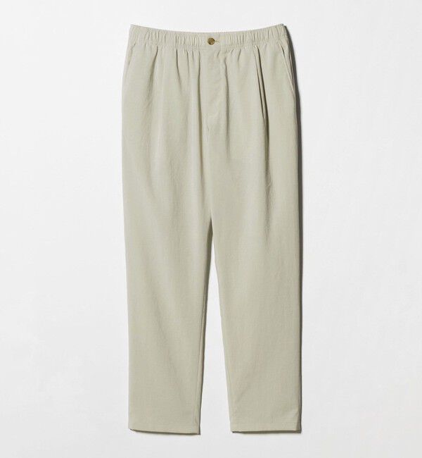 UNITED ARROWS「サマーポリエステル ナチュラルポプリン オールギャザー 1プリーツ イージーパンツ」|その他|BEIGE