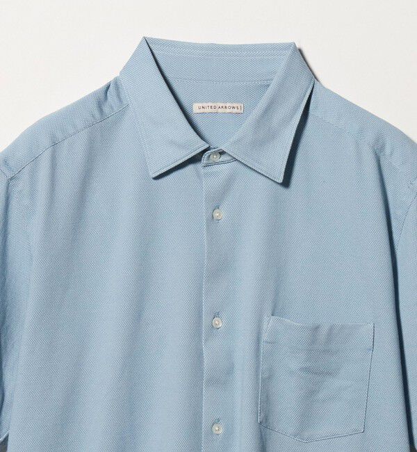 UNITED ARROWS「ロイヤルオックス ショートスリーブ セミワイドカラーシャツ  COMFORT EASY―MODEL 抗菌防臭」|シャツ・ブラウス|