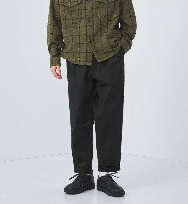 UNITED ARROWS green label relaxing「【別注】【WEB限定】＜3/2 WORKS＞GLR 2プリーツ チノパンツ」|チノ|