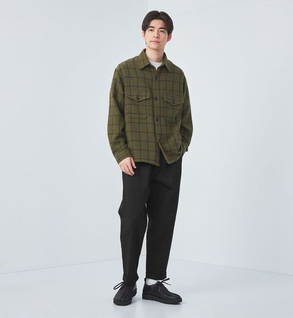 UNITED ARROWS green label relaxing「【別注】【WEB限定】＜3/2 WORKS＞GLR 2プリーツ チノパンツ」|チノ|