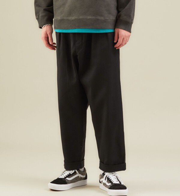 UNITED ARROWS green label relaxing「【別注】【WEB限定】＜3/2 WORKS＞GLR 2プリーツ チノパンツ」|チノ|