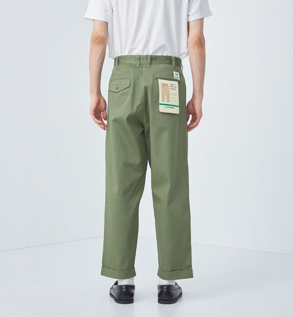 UNITED ARROWS green label relaxing「【別注】【WEB限定】＜3/2 WORKS＞GLR 2プリーツ チノパンツ」|チノ|