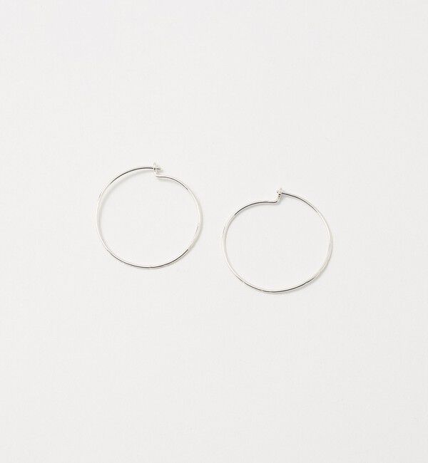 UNITED ARROWS green label relaxing「＜Kara Yoo＞フープピアス」|ピアス|SILVER