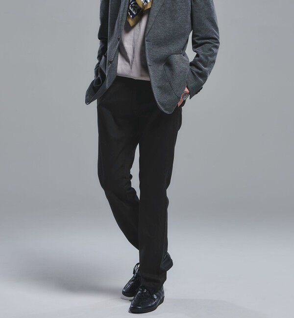 UNITED ARROWS green label relaxing「アーバンスリムフィット S2 チノパンツ」|チノ|BLACK