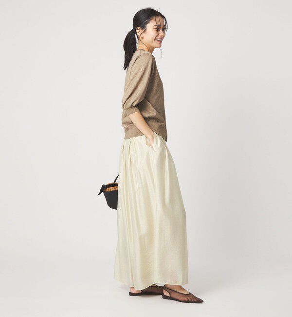 UNITED ARROWS green label relaxing「［size SHORTあり］エアリー シアー イージー ワイド パンツ」|キュロット|