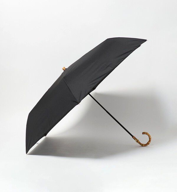 UNITED ARROWS green label relaxing「【WEB限定】＜Traditional Weatherwear＞フォールディング バンブー 折りたたみ」|傘|BLACK