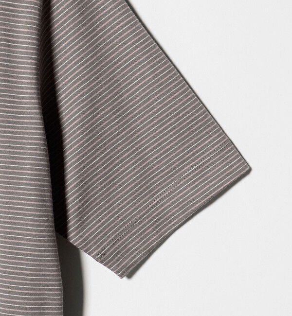 UNITED ARROWS green label relaxing「LONG FIBER COTTON ボーダー クルーネック 半袖 Tシャツ」|Tシャツ・カットソー|