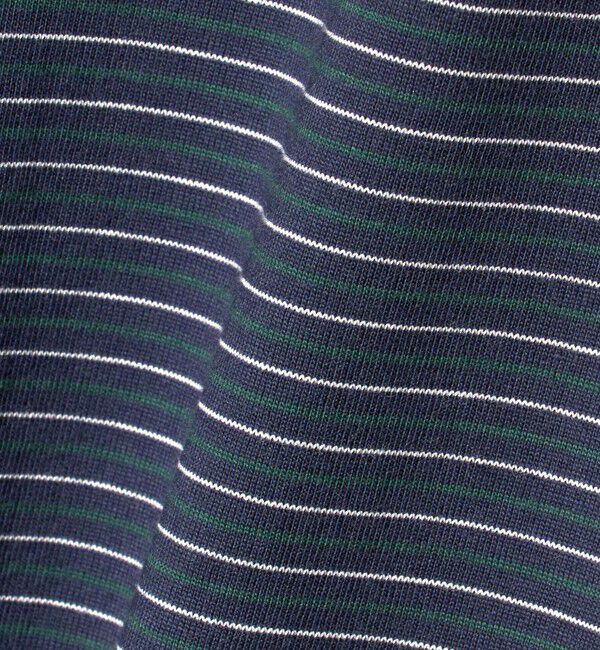 UNITED ARROWS green label relaxing「LONG FIBER COTTON ボーダー クルーネック 半袖 Tシャツ」|Tシャツ・カットソー|