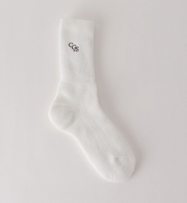 California General Store「＜FAB.IT &times; CGS.＞ ロゴ ソックス」|ソックス|WHITE