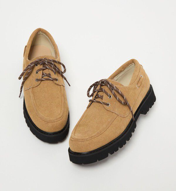 BEAUTY&YOUTH UNITED ARROWS「3WAY デッキシューズ ベージュ」|デッキシューズ|