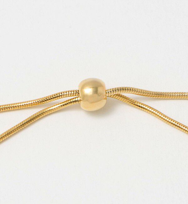 BEAUTY&YOUTH UNITED ARROWS「メタル チェーンモチーフ スライダー ネックレス」|ネックレス|