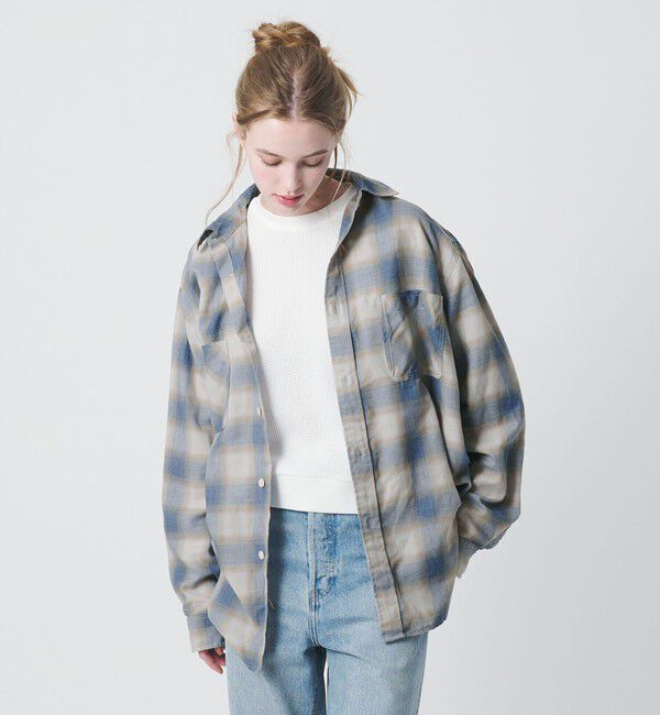 California General Store「＜CGS.＞オンブレ チェック 2ポケット シャツ」|シャツ・ブラウス|