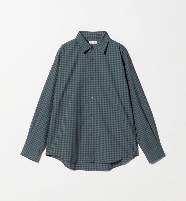 BEAUTY&YOUTH UNITED ARROWS「ギンガム チェック レギュラー シャツ GRANDE TAPERD型」|シャツ・ブラウス|MD.GRAY