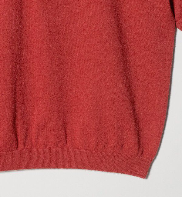 BEAUTY&YOUTH UNITED ARROWS「KNITEE クリンプコットン クルーネック ニット Tシャツ ウォッシャブル」|ニット・セーター|