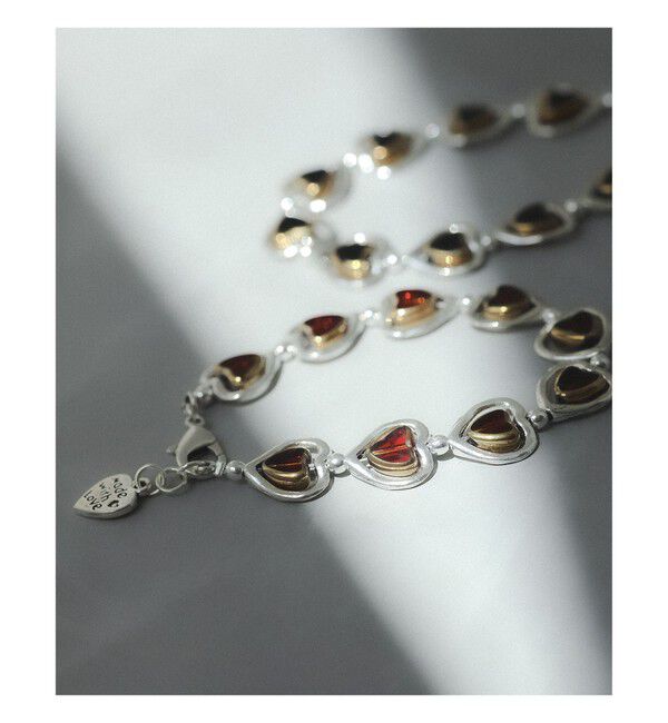 Ray BEAMS 「〇Otro Accesorio / ハート レイヤード ブレスレッド」|ブレスレット・バングル|