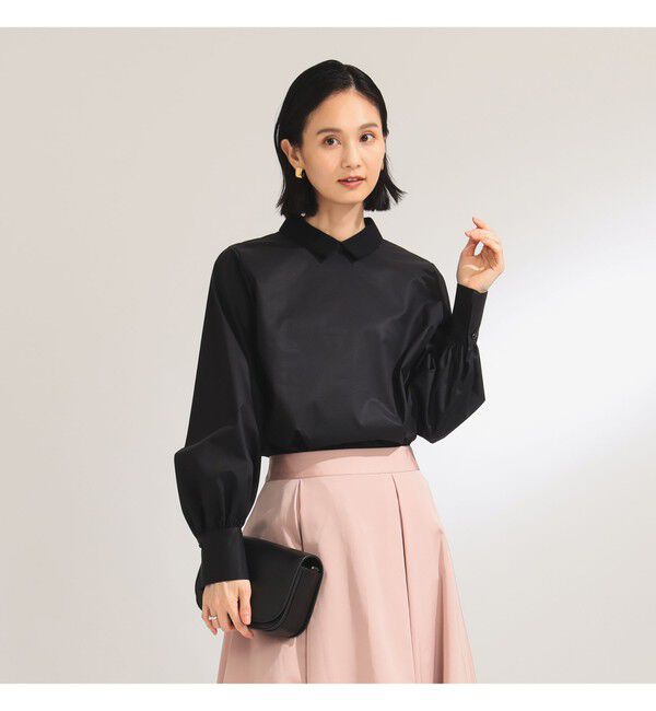 Demi-Luxe BEAMS 「グログラン カラー ブラウス」|シャツ・ブラウス|