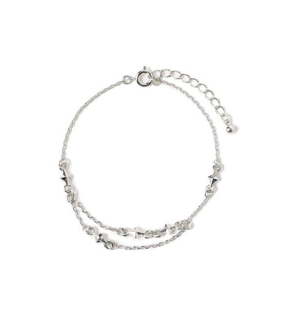 Ray BEAMS 「スター チェーン レイヤー ブレスレット」|ブレスレット・バングル|SILVER