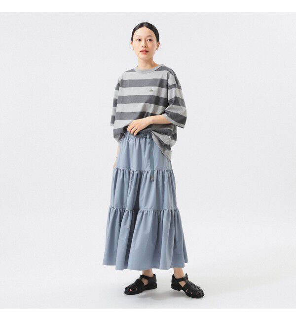 BEAMSBOY「【WEB限定】【別注】LACOSTE / ボーダー ショートスリーブ Tシャツ」|Tシャツ・カットソー|