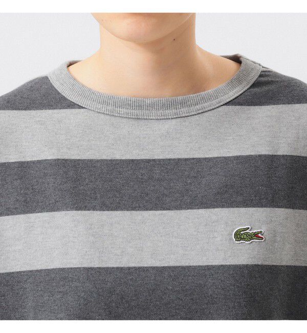 BEAMSBOY「【WEB限定】【別注】LACOSTE / ボーダー ショートスリーブ Tシャツ」|Tシャツ・カットソー|
