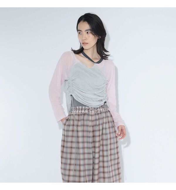 BEAMSBOY「ワッシャー ラグラン アレンジ ロングスリーブ」|Tシャツ・カットソー|