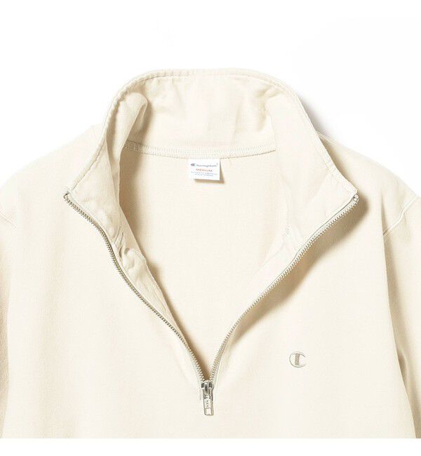 Ray BEAMS 「【別注】Champion / ハーフ ジップ Tシャツ」|Tシャツ・カットソー|