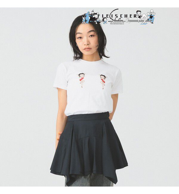 Ray BEAMS 「Betty Boop(TM) / twins Tシャツ」|Tシャツ・カットソー|WHITE