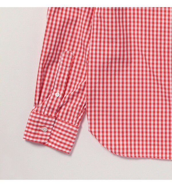 BEAMS PLUS「BEAMS PLUS / ブロード ギンガムチェック ボタンダウンシャツ」|シャツ・ブラウス|