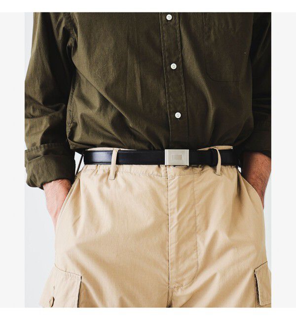 BEAMS PLUS「Plate Belt Dress Calf」|ベルト|