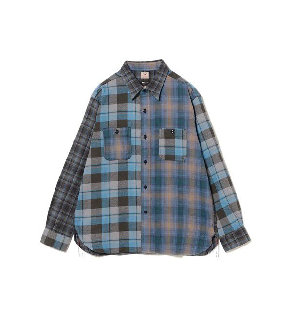 BEAMS「【別注】SUGAR CANE / クレイジー ワークシャツ」|シャツ・ブラウス|