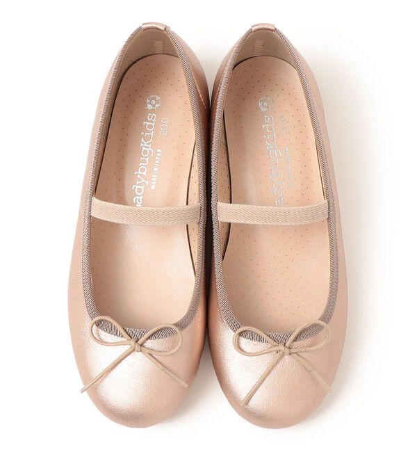 SHIPS KIDS「Ladybug Kids:リボン バレエ シューズ」|バレエシューズ|