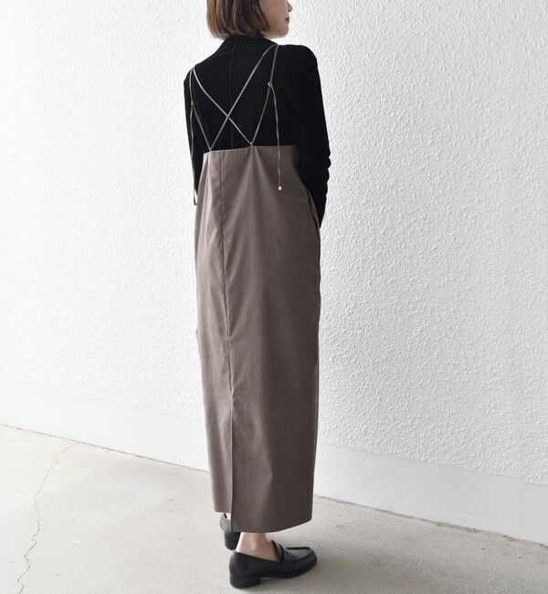 SHIPS for women「〈手洗い可能〉Iライン キャミ ワンピース」|ワンピース|