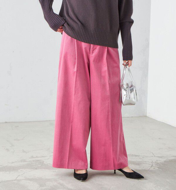 SHIPS for women「〈手洗い可能〉オーガニック コットン コーデュロイ パンツ ◇」|その他|