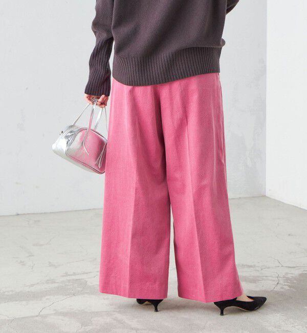 SHIPS for women「〈手洗い可能〉オーガニック コットン コーデュロイ パンツ ◇」|その他|