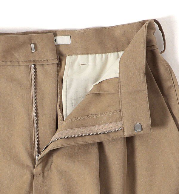 SHIPS for women「〈手洗い可能〉ハイカウント ツイル チノ タック パンツ 24SS ◇」|チノ|