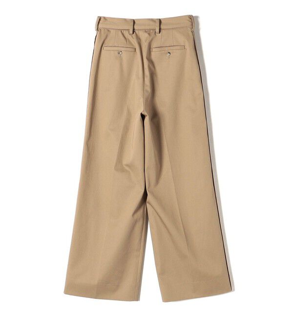 SHIPS for women「〈手洗い可能〉ハイカウント ツイル チノ タック パンツ 24SS ◇」|チノ|