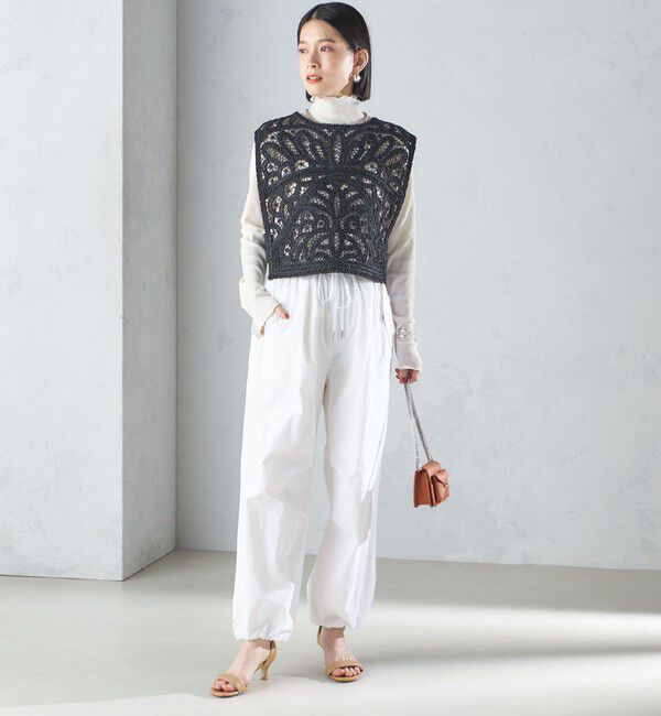 SHIPS for women「〈手洗い可能〉裾ドロスト ナイロン カーゴ パンツ ◇」|その他|